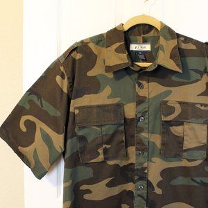 PJ Mark Camo Utility Button Down Shirt